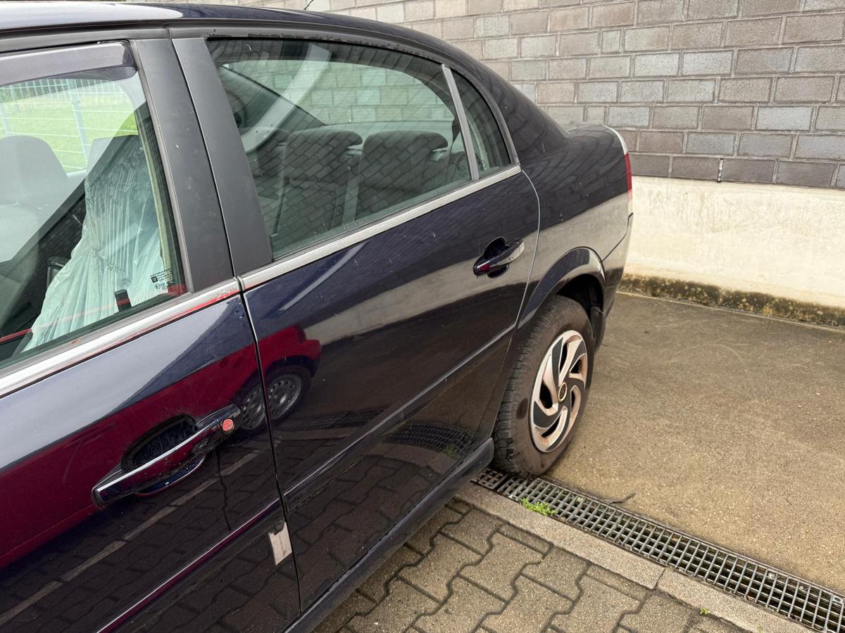 Opel Vectra C original Tür hinten links 4BU Saturnblau Metallic Rohbau BJ06